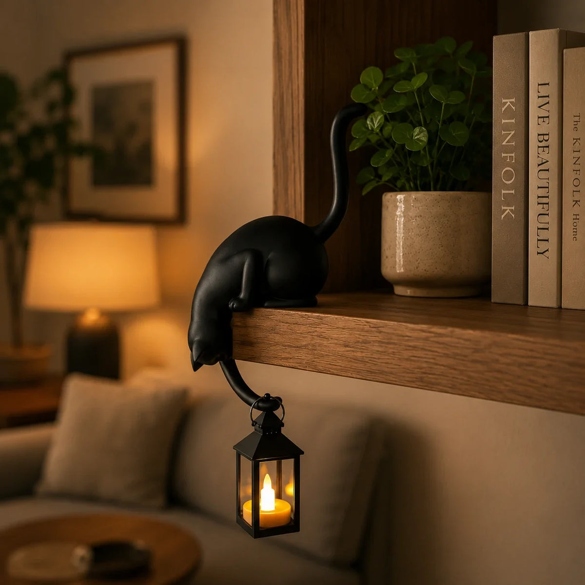 Purrch™ Hanging Cat Lamp