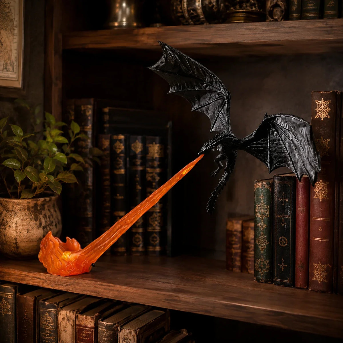 Ember Wing — Dragon Flame Corner Decor