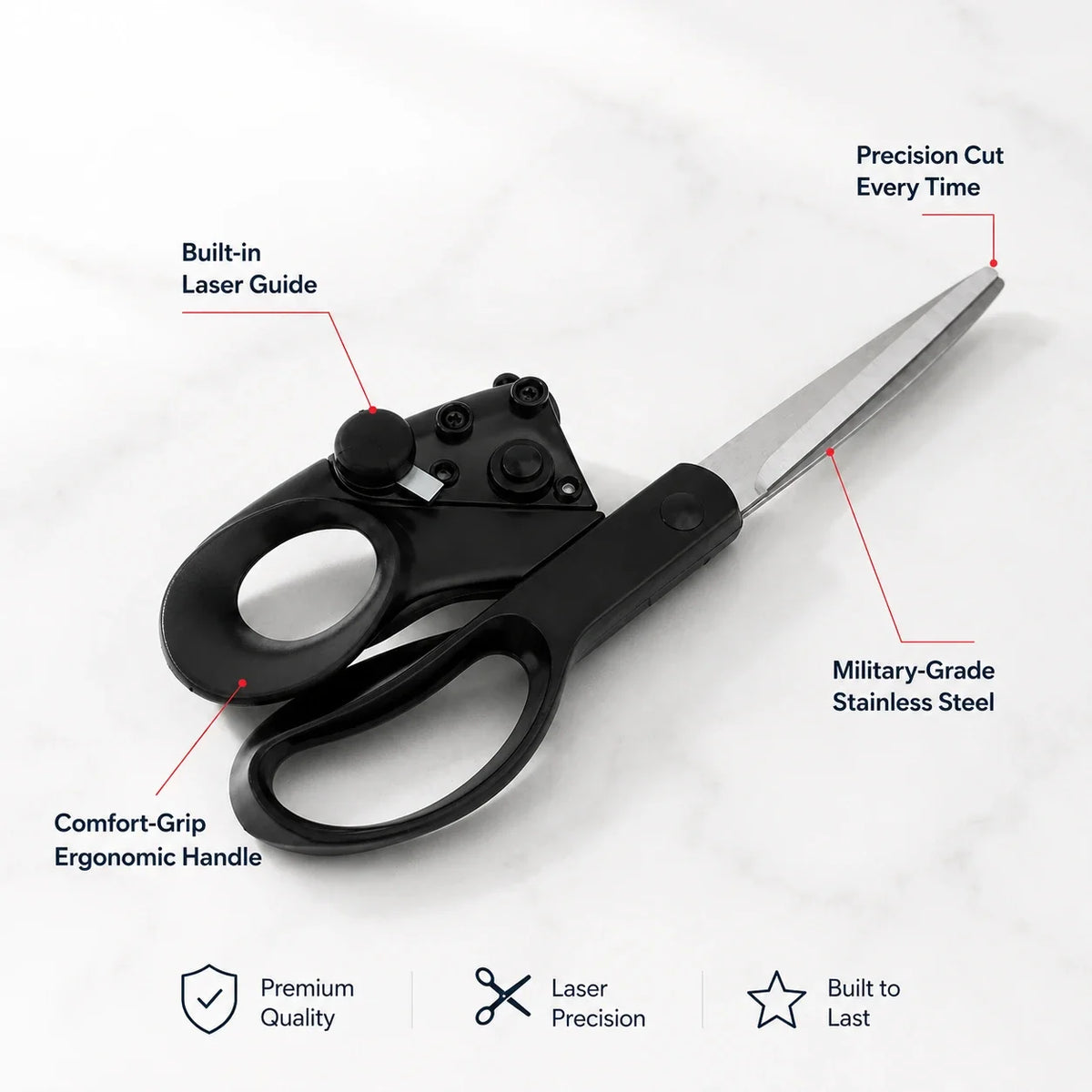 CutLine Precision Laser Scissors - Limited Time Offer