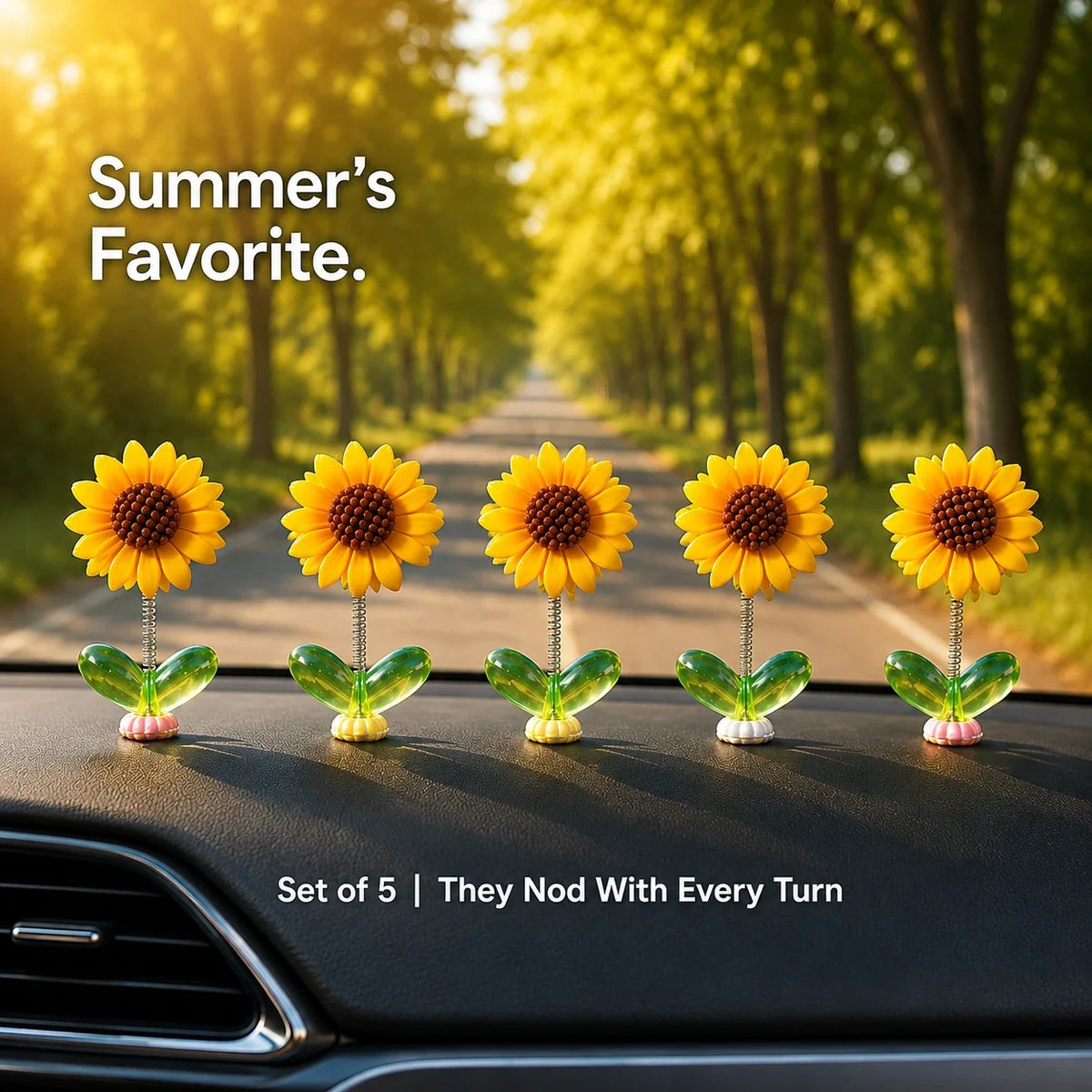 The Nodding Sunflowers