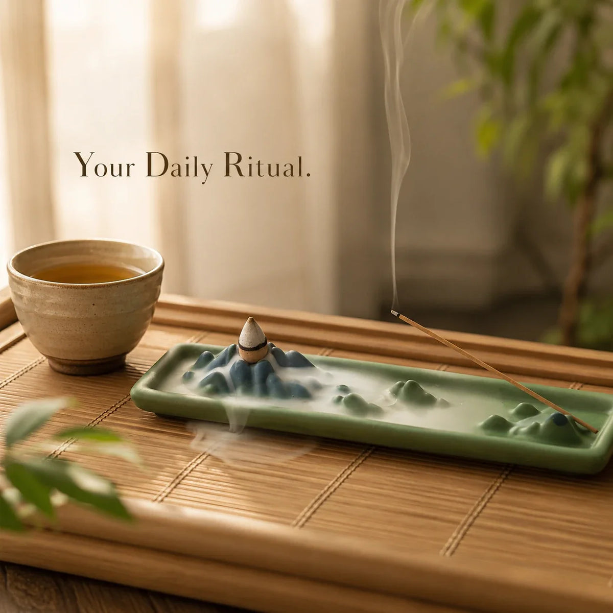 MistyPeak — Backflow Incense Burner