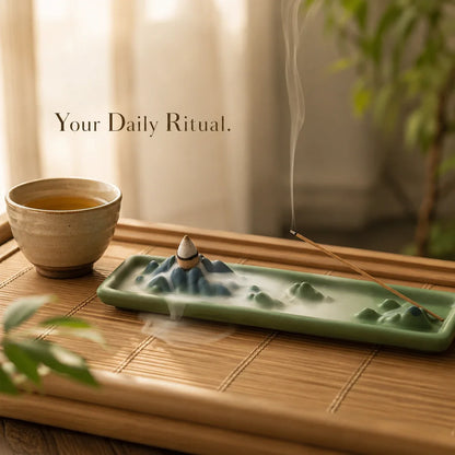 MistyPeak — Backflow Incense Burner