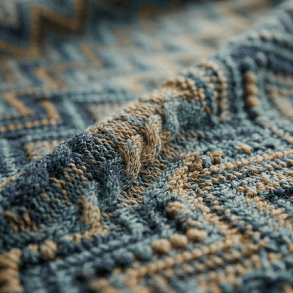 Bohemian Knit Throw Blanket